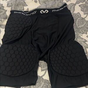 McDavid Men's Black Padded Boxer Briefs (L)